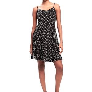 Old Navy The Cami Dress Black Geometric Print Sundress